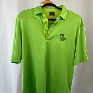 Greg Norman ML75 3 button placket, short sleeve Men’s Golf Shirt - Large